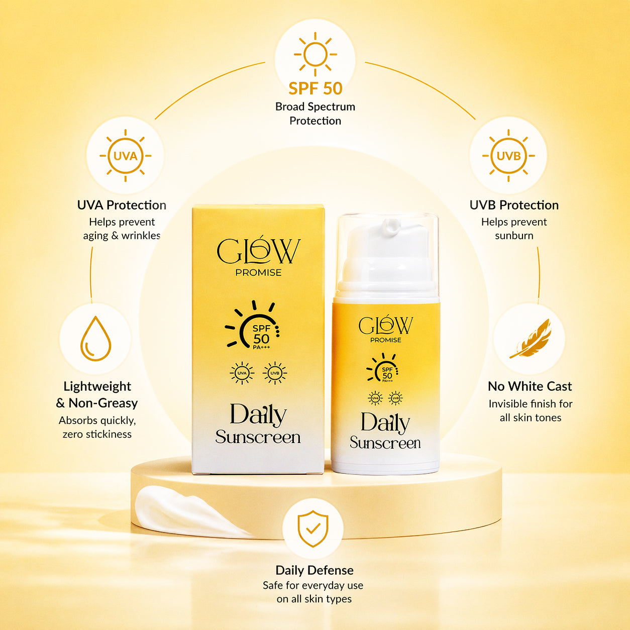 Glow Promise SPF 50 Daily Sunscreen